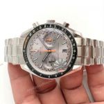(OM) Swiss Replica Omega Speedmaster 9900 Watch Stainless Steel Gray Dial